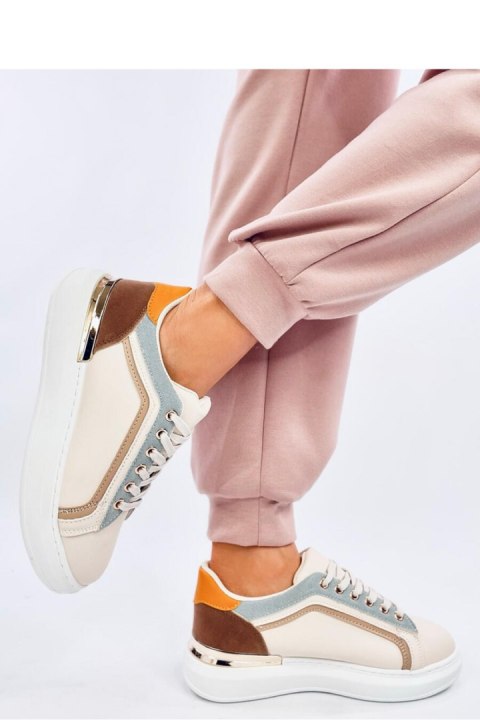 Sneakersy damskie DURIES BEIGE - Inello Sneakersy damskie DURIES BEIGE - Inello