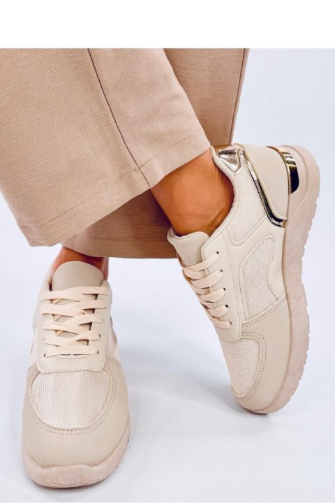Sneakersy damskie leciutkie DOLEH BEIGE - Inello Sneakersy damskie leciutkie DOLEH BEIGE - Inello