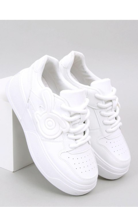 Sneakersy na platformie BROADY ALLWHITE - Inello Sneakersy na platformie BROADY ALLWHITE - Inello