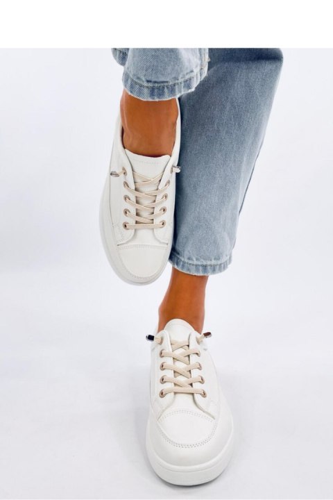Trampki damskie STOCKS BEIGE - Inello Trampki damskie STOCKS BEIGE - Inello