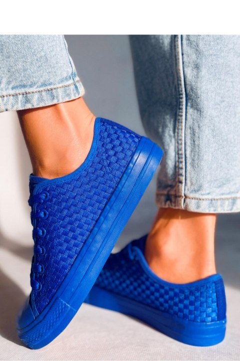 Trampki jednokolorowe SEARS BLUE - Inello Trampki jednokolorowe SEARS BLUE - Inello