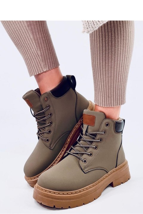 Traperki damskie timberki KELLERS GREEN - Inello Traperki damskie timberki KELLERS GREEN - Inello