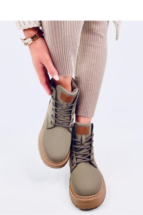 Traperki damskie timberki KELLERS GREEN - Inello Traperki damskie timberki KELLERS GREEN - Inello