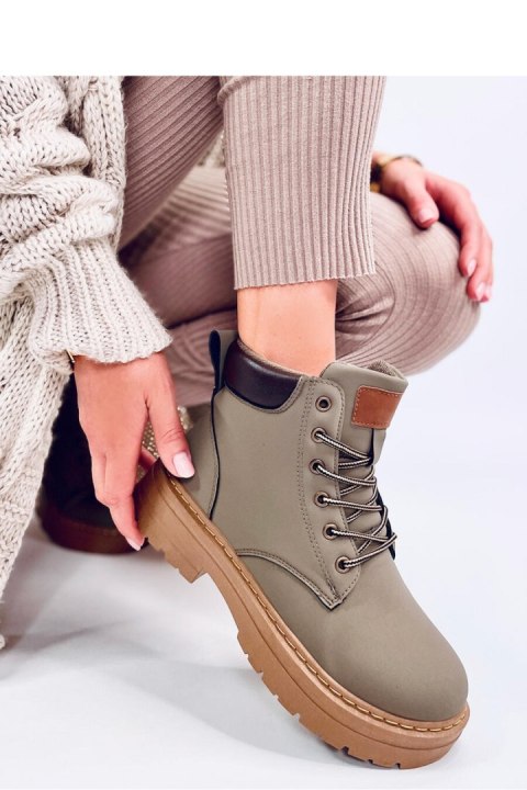 Traperki damskie timberki KELLERS GREEN - Inello Traperki damskie timberki KELLERS GREEN - Inello