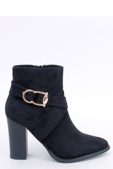 Botki na obcasie JANISA BLACK - Inello Botki na obcasie JANISA BLACK - Inello
