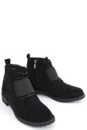 Botki sznurowane ANJA BLACK - Inello