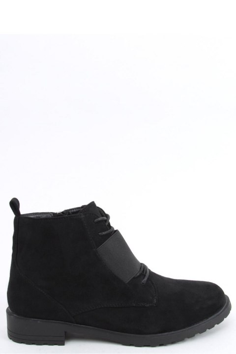 Botki sznurowane ANJA BLACK - Inello Botki sznurowane ANJA BLACK - Inello
