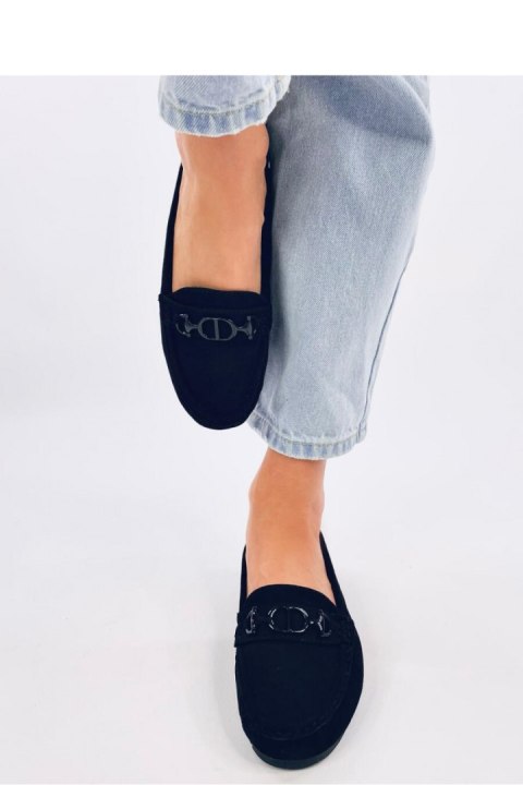 Mokasyny damskie zamszowe TRABEI BLACK - Inello Mokasyny damskie zamszowe TRABEI BLACK - Inello
