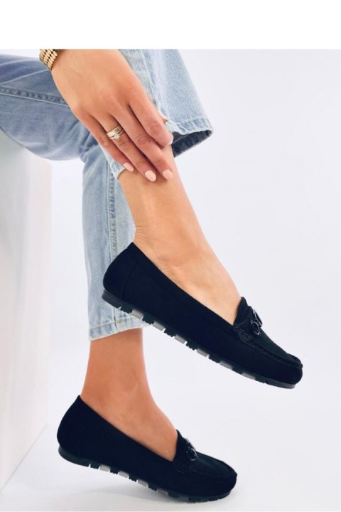 Mokasyny damskie zamszowe TRABEI BLACK - Inello Mokasyny damskie zamszowe TRABEI BLACK - Inello