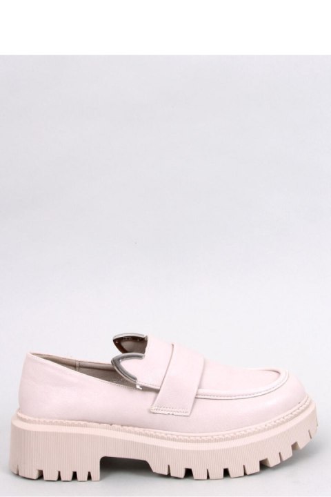 Mokasyny na platformie z uszkami BUNNIES BEIGE - Inello Mokasyny na platformie z uszkami BUNNIES BEIGE - Inello