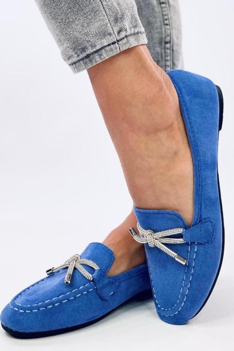 Mokasyny zamszowe MARSOIN BLUE - Inello Mokasyny zamszowe MARSOIN BLUE - Inello