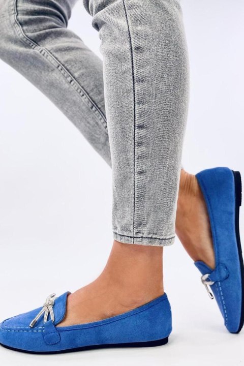 Mokasyny zamszowe MARSOIN BLUE - Inello Mokasyny zamszowe MARSOIN BLUE - Inello