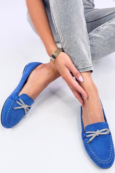 Mokasyny zamszowe MARSOIN BLUE - Inello Mokasyny zamszowe MARSOIN BLUE - Inello