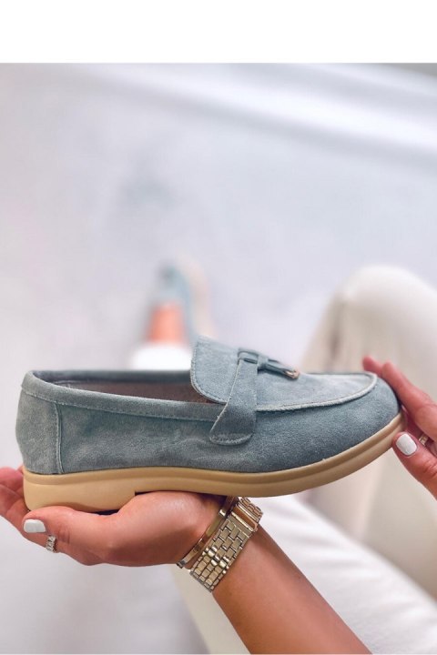 Mokasyny zamszowe OTTAVIA BLUE - Inello Mokasyny zamszowe OTTAVIA BLUE - Inello