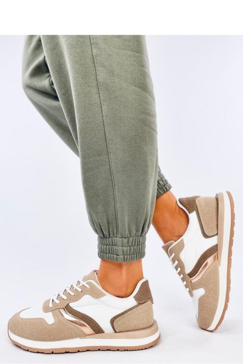 Sneakersy damskie CARTHY KHAKI - Inello Sneakersy damskie CARTHY KHAKI - Inello