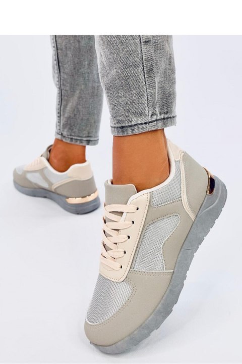 Sneakersy damskie leciutkie DOLEH GREY - Inello Sneakersy damskie leciutkie DOLEH GREY - Inello