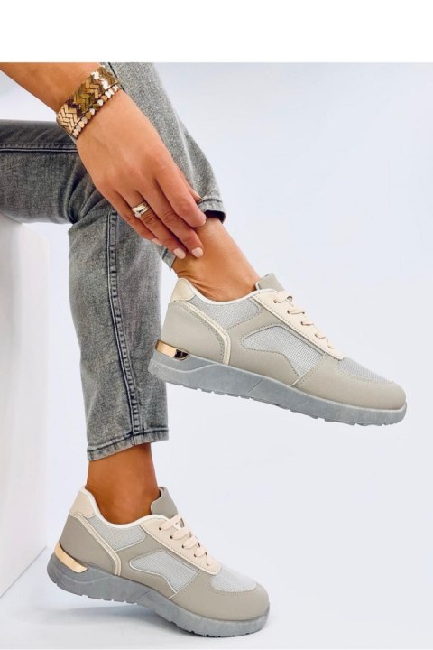 Sneakersy damskie leciutkie DOLEH GREY - Inello Sneakersy damskie leciutkie DOLEH GREY - Inello