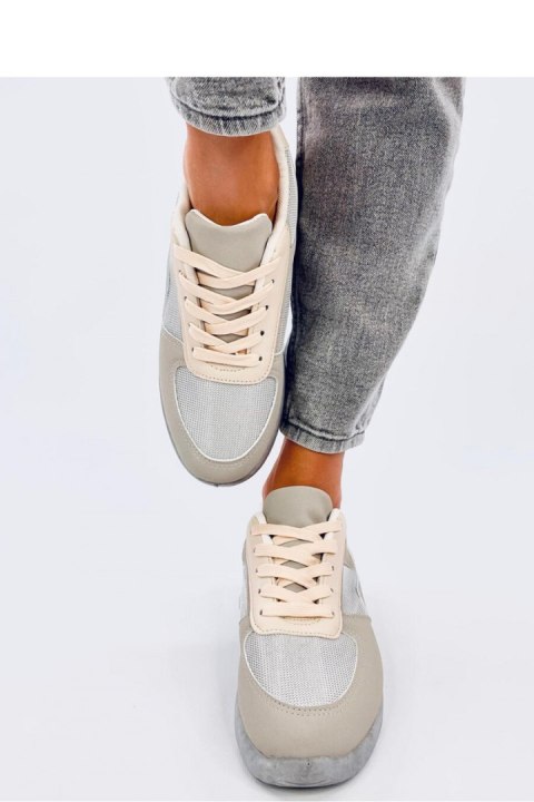 Sneakersy damskie leciutkie DOLEH GREY - Inello Sneakersy damskie leciutkie DOLEH GREY - Inello