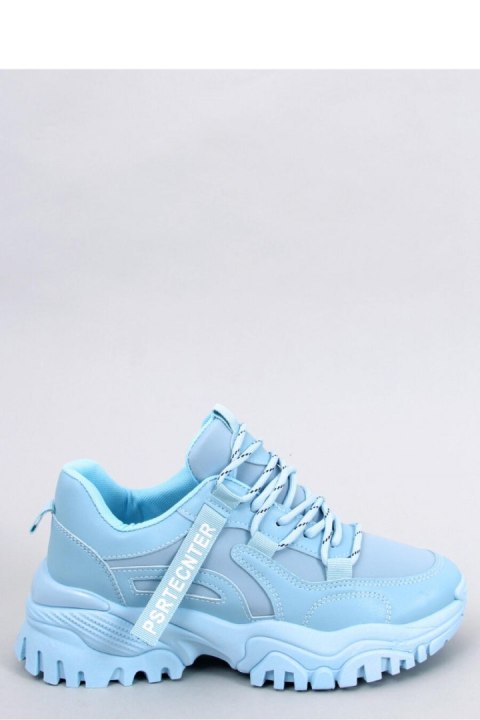 Sneakersy na koturnie BAINS BLUE - Inello Sneakersy na koturnie BAINS BLUE - Inello