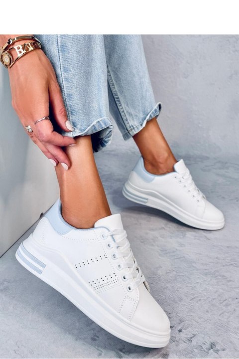 Sneakersy na koturnie MAES BLUE - Inello Sneakersy na koturnie MAES BLUE - Inello