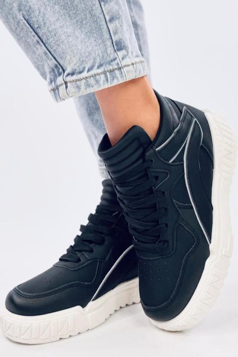 Sneakersy za kostkę GAHINE BLACK - Inello Sneakersy za kostkę GAHINE BLACK - Inello