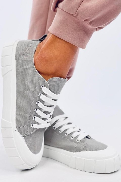 Trampki damskie CONSEN GREY - Inello Trampki damskie CONSEN GREY - Inello