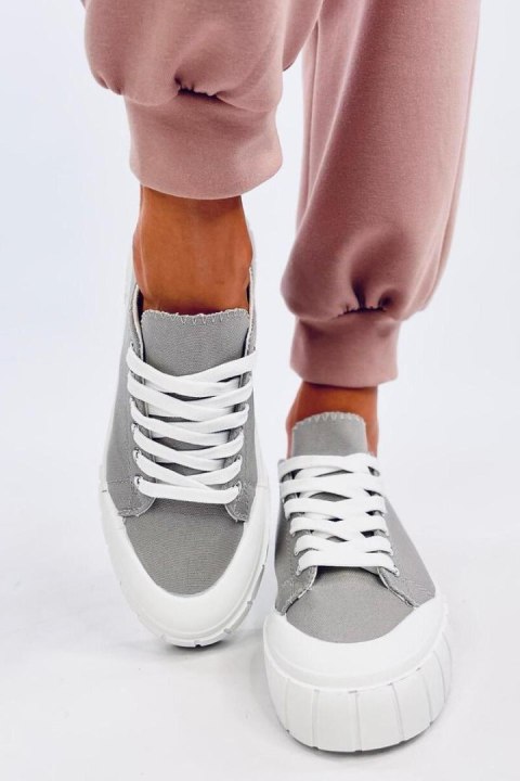 Trampki damskie CONSEN GREY - Inello Trampki damskie CONSEN GREY - Inello