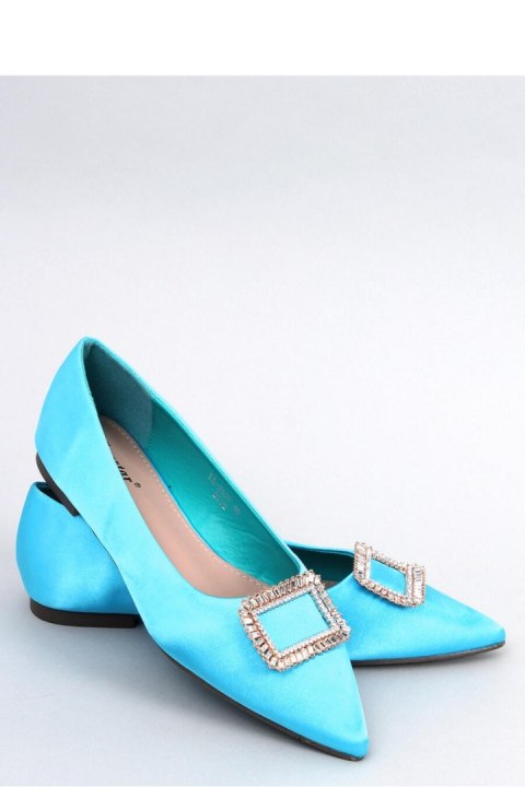 Baleriny eleganckie z kamieniami LORELLA BLUE - Inello Baleriny eleganckie z kamieniami LORELLA BLUE - Inello