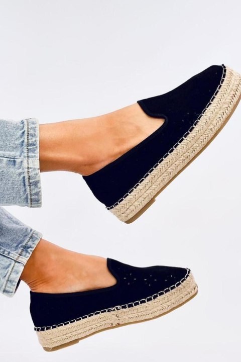 Espadryle ażurowe RIGOIS BLACK - Inello Espadryle ażurowe RIGOIS BLACK - Inello