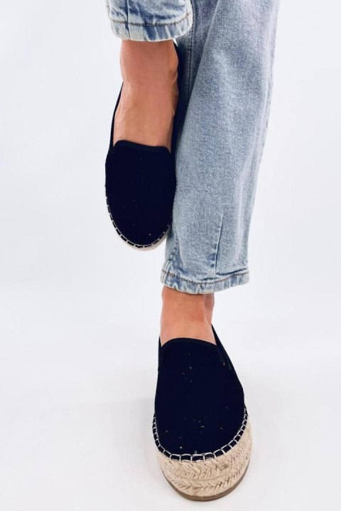 Espadryle ażurowe RIGOIS BLACK - Inello Espadryle ażurowe RIGOIS BLACK - Inello