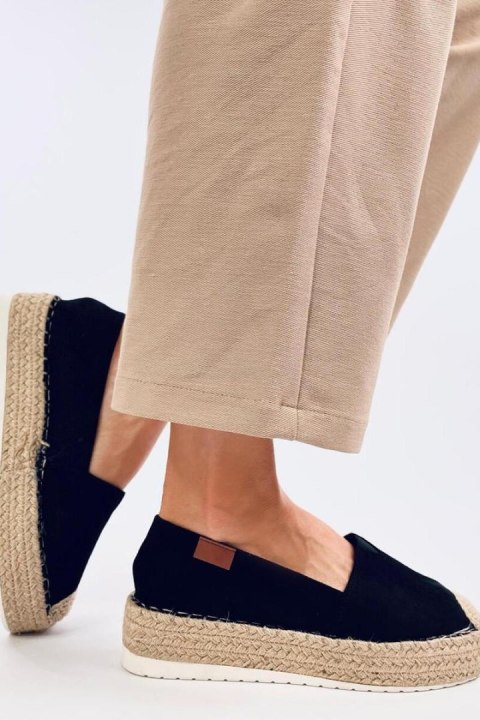Espadryle damskie ALAIN BLACK - Inello Espadryle damskie ALAIN BLACK - Inello