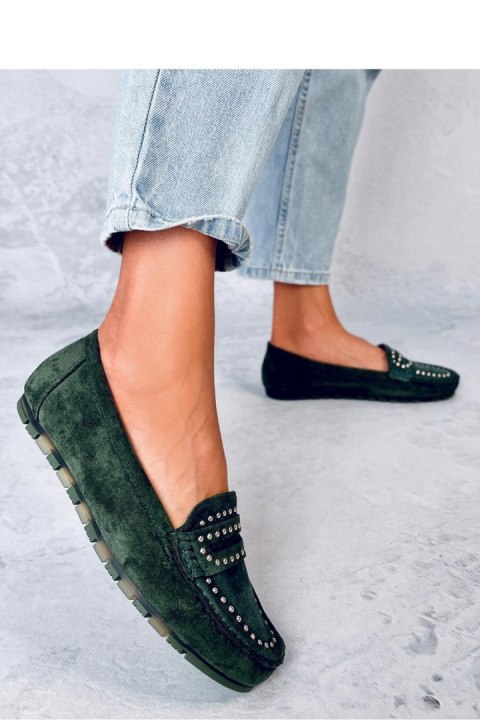 Mokasyny damskie DEYS GREEN - Inello Mokasyny damskie DEYS GREEN - Inello