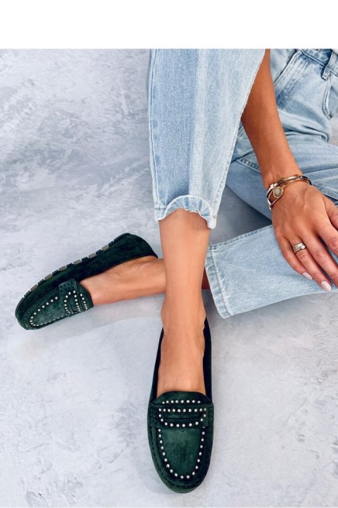 Mokasyny damskie DEYS GREEN - Inello Mokasyny damskie DEYS GREEN - Inello