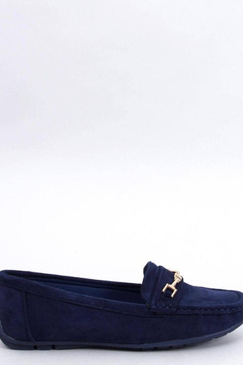 Mokasyny damskie zamszowe SOURD NAVY - Inello Mokasyny damskie zamszowe SOURD NAVY - Inello