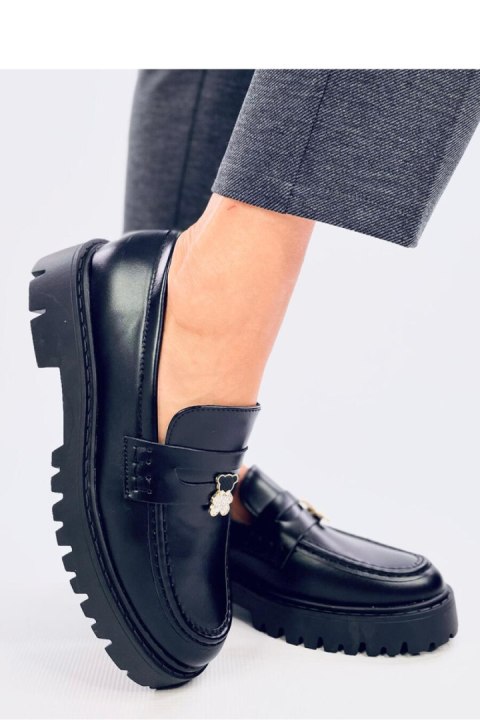 Mokasyny na platformie RIMET BLACK - Inello Mokasyny na platformie RIMET BLACK - Inello