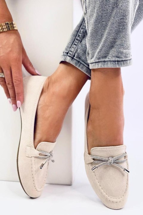 Mokasyny zamszowe MARSOIN BEIGE - Inello Mokasyny zamszowe MARSOIN BEIGE - Inello