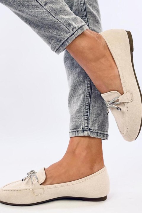 Mokasyny zamszowe MARSOIN BEIGE - Inello Mokasyny zamszowe MARSOIN BEIGE - Inello