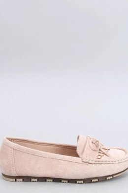 Mokasyny zamszowe MOUTON BEIGE - Inello