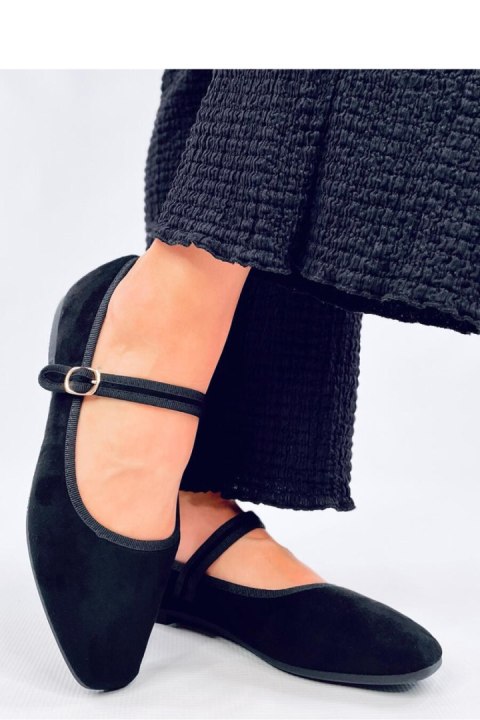 Baleriny w stylu Mary Jane GOLINS BLACK - Inello Baleriny w stylu Mary Jane GOLINS BLACK - Inello