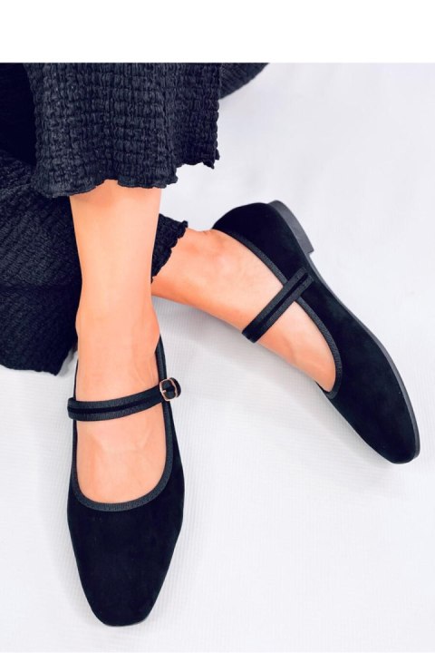 Baleriny w stylu Mary Jane GOLINS BLACK - Inello Baleriny w stylu Mary Jane GOLINS BLACK - Inello