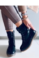 Botki martensiaki FERDIA BLACK - Inello