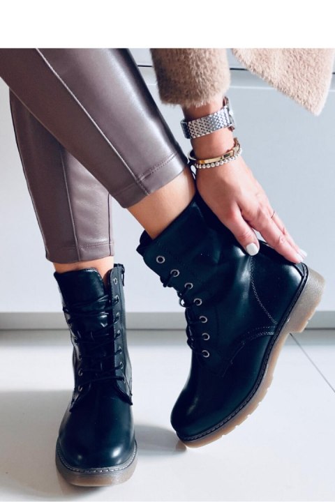 Botki martensiaki FERDIA BLACK - Inello Botki martensiaki FERDIA BLACK - Inello
