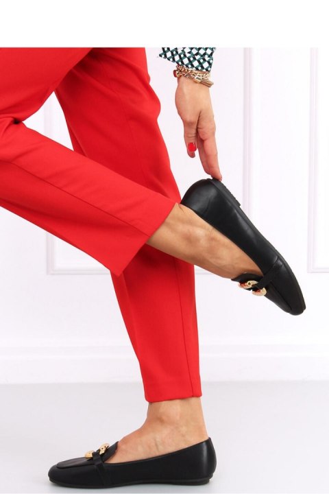 Mokasyny damskie SAJMON BLACK - Inello Mokasyny damskie SAJMON BLACK - Inello