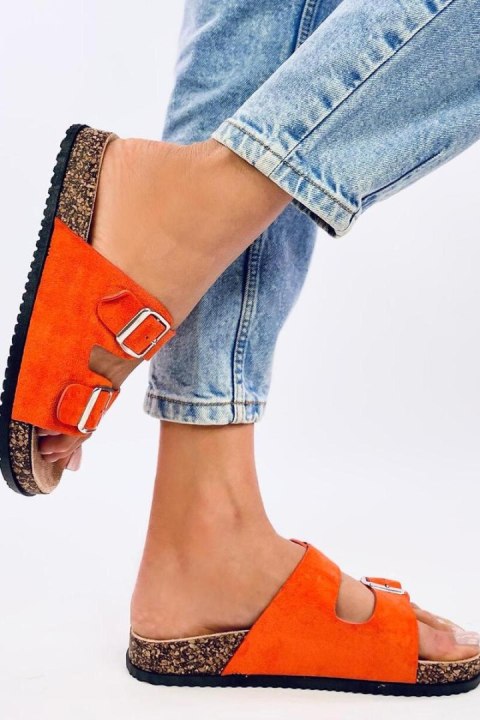 Sandał Klapki korkowe szolki PONSES ORANGE - Inello Sandał Klapki korkowe szolki PONSES ORANGE - Inello