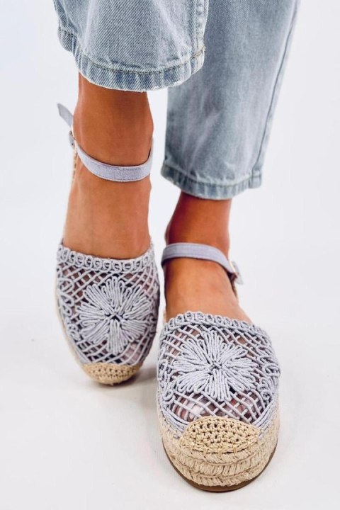 Sandałki ażurowe espadryle PREMAT PURPLE - Inello Sandałki ażurowe espadryle PREMAT PURPLE - Inello