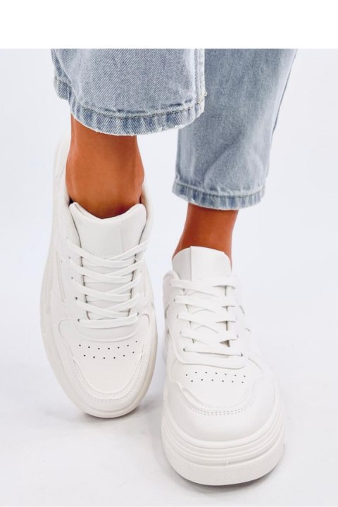 Sneakersy damskie MIAMIS ALL WHITE - Inello Sneakersy damskie MIAMIS ALL WHITE - Inello