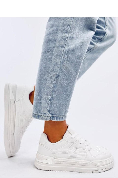 Sneakersy damskie MIAMIS ALL WHITE - Inello Sneakersy damskie MIAMIS ALL WHITE - Inello