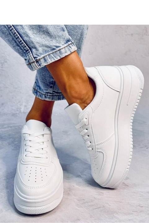 Sneakersy damskie TANNING WHITE - Inello Sneakersy damskie TANNING WHITE - Inello