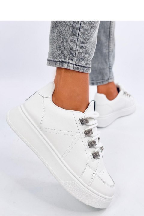 Sneakersy z grubymi sznurówkami SADRI WHITE - Inello Sneakersy z grubymi sznurówkami SADRI WHITE - Inello