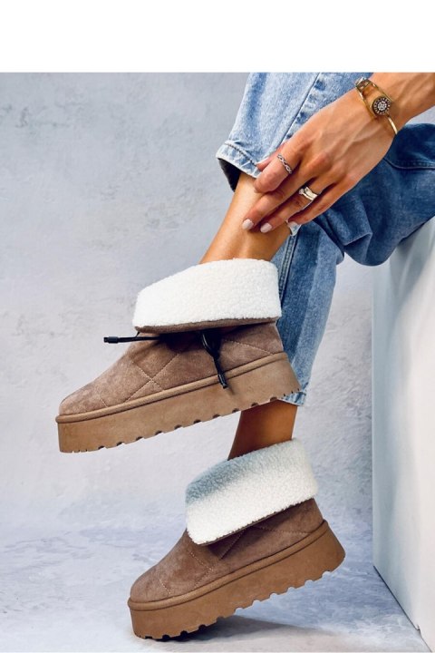 Śniegowce z kożuszkiem PRICE KHAKI - Inello Śniegowce z kożuszkiem PRICE KHAKI - Inello